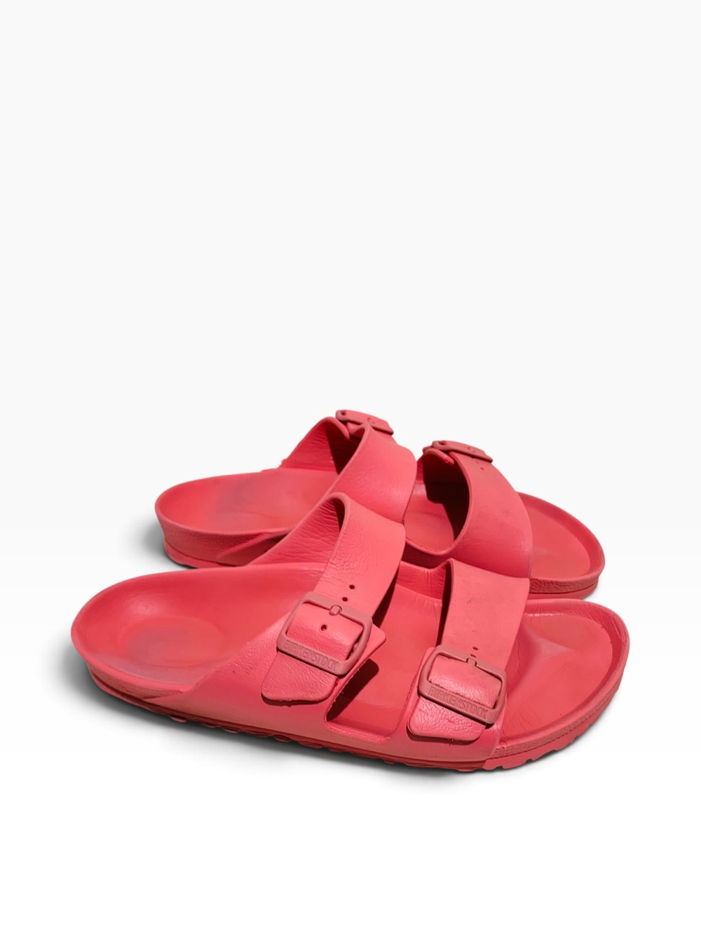 Women’s Birkenstock Coral Double-Buckle EVA Slide Sandals Size 9